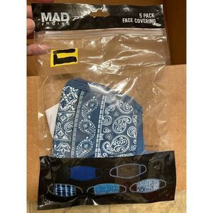 Mad Engine 5pk face masks